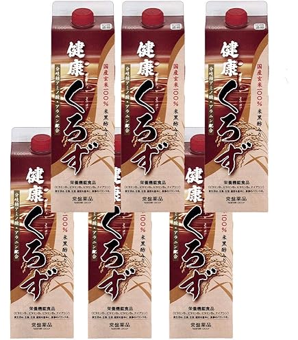 Amazon.co.jp: 健康くろず 6本 (旧トキワ黒酢バーモント)うすめ容器